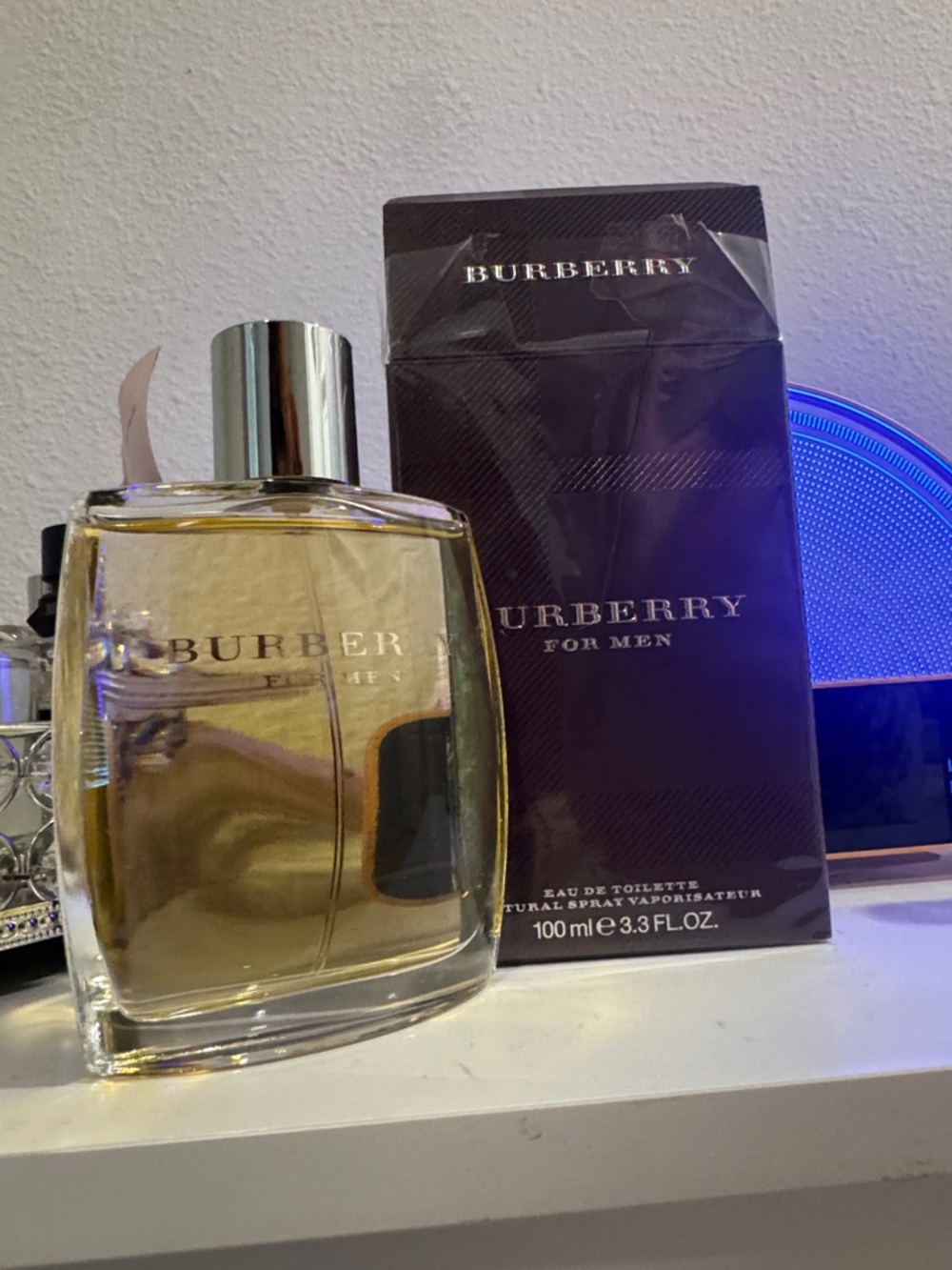 Burberry For Men  - Black and Silver